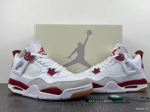 Rep TB DR5415-160 4 SB Retro Red Jordan Pine 0610